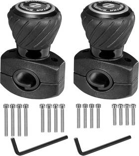 Ain0087d Spurtar Steering Wheel Knob Spinner 2pack Universal Car Suicide Black