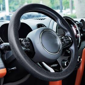 Kc-93785 Spurtar Car Steering Wheel Cover For Women Men Accessories Black