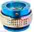 Nrg-srk-210bl-mc Srk-210bl-mc Nrg Steering Wheel Quick Release Gen 2.1 Blue Neochrome Pyramid