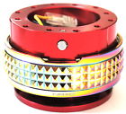 Nrg-srk-210rd-mc Srk-210rd-mc Nrg Steering Wheel Quick Release Gen Red Neo Chrome Pyramid
