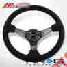Sw-006s-cf-nrg-dn St-006s-cf Nrg 350mm 6-hole Bolts Suede Leather 3 Deep Racing Steering Wheel