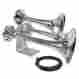 St-1006a Ssm Kong Mk I Truck Rv Train Air Horn Triple Trumpet All Metal Horns Chrome 1006a