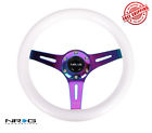 St-310wt-mc Nrg White Wood Steering Wheel