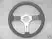 St3014grey Volante 1963 1982 Corvette Steering Wheel Grey W Brushed Center