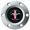 Ste1002-brushed Volante Mustang Horn Button With Logo