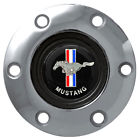 Ste1002-chrome Volante Mustang Horn Button With Logo