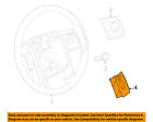 6l2z9c888caa Steering Ford Left Wheel-switch Oem