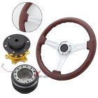 Steering Gold Spokes Chrome Adaptor Wooden Release Hub Wheel Style Gain Quick