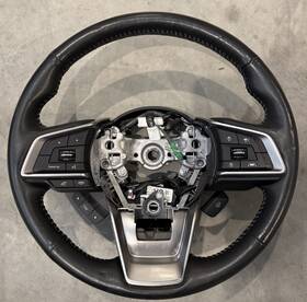 235.su1421 Subaru 2019-21 Ascent Leather Steering Wheel Paddle Shifters Oem
