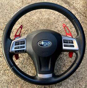 235.su1r13 Subaru Legacy/outback Steering Wheel Paddle Shifters 2012 2013 2014