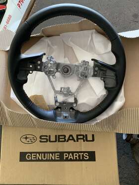 34312fl083vh Subaru 2018 - 2021 Crosstrek Steering Wheel Orange Stitching
