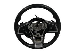 34312fl084vh Subaru 18 - 22 Crosstrek Drivers Orange Stitch Black Leather Steering Wheel Oe