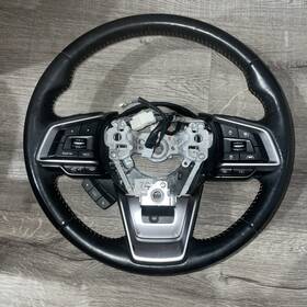 34312fl08vh Subaru 2018-2023 Crosstrek Black Leather Steering Wheel With Controls Assembly Oem