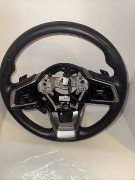 34312fl090vh Subaru 2018-2023 Oem Crosstrek Steering Wheel Black Leather With Shifters 106
