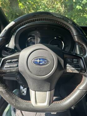 Gs120-05900 Subaru Wrx Steering Wheel Black With Controls 2015-2018