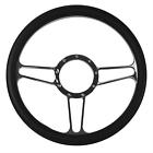 Sum-772712 Summit Racing Steering Wheel Vintage Billet Aluminum Mount 190861042957