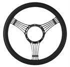 Sum-772720 Summit Racing Steering Wheel Banjo Billet Aluminum Black 190861043039