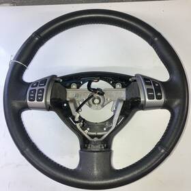 4811080jk0bwr Suzuki 2012 Sx4 Black Leather Steering Wheel With Audio And Cruise Controls