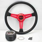 Sw-002rd Hub-oh172 Rdt Red Pvc Leather Steering Wheel Hub Adapter For Civic