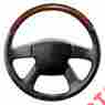 Sw-3230-gt-gi Sherwood Steering Wheel With Southern Cherry Inserts And Ebony Leather