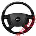 Sw-3231-gt-ck Sherwood Steering Wheel With Pewter Weave Inserts And Ebony Leather