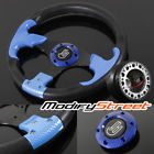 Sw-8904-320-pu-bc Em-jdm 3-swa-335080b 3 Modifystreet For Blue Carbon Pattern Steering Wheel Jdm Adapter Kit