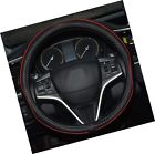 Swc-pwcx-yh1-red Rueesh Microfiber Leather Car Steering Wheel Cover Soft 737353498665