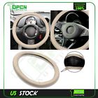 Ta11601009p Beige Mesh Cloth Universal Soft Car Auto Vehicle Steering Wheel