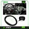 Ta11601309p Black New Universal Pvc Leather Vehicle Car Steering Wheel Cover
