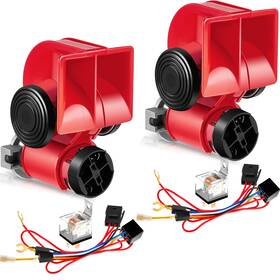 Ug-tallew-3670 Tallew 2 Pack Air Horn For Truck 12v 150 Db Electric Loud Train Car With Relay