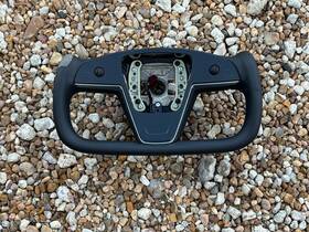 1622612-00-f Tesla 2021-2023 Model S X Plaid Oem Yoke Style Steering Wheel