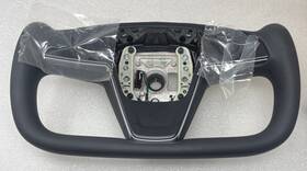 1622612-00-h Tesla 162261200 Model S/x Plaid Flat Bottom Yoke Steering Wheel Oem