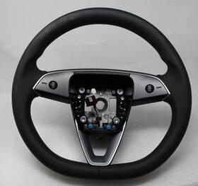 1735339-00-f Tesla 1735339 Oem 2024 Model 3 Highland Steering Wheel Genuine / See Photos