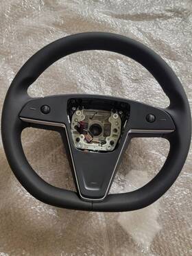 1965073-00-b Tesla Original 2021- 2024 Model X S Plaid Style Steering Wheel Oem