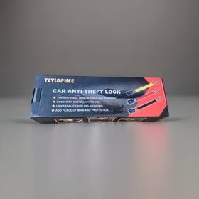 Tz2sy001 Tevlaphee Modern Car Steering Wheel Lock Anti-theft Security Device Universal 3 Keys