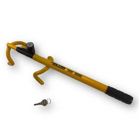 J08d21h The Club Twin Hooks Steering Wheel Lock Anti-theft Device