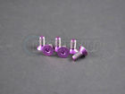 Titan Acc Titanium Countersunk Bolts Purple For Nardi Personal Momo