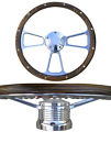 1098rp1-a01-56p To1994 Billet Adapter Steering Chevy Series 1974 Truck Pick-up Wheel Wood