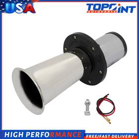 To162074p01 Topoint-autoparts For Car Suv 12v Chrome Antique Vintage Classic Old Air Horn Ooga Sound