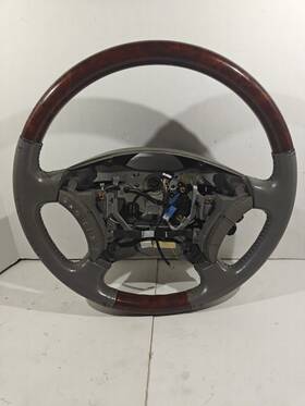 228w7050 Toyota 2004-2010 Sienna Steering Wheel Leather Volume Control Gray Woodgrain Oem