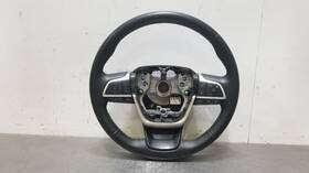 235-10412a Toyota 22 2022 Highlander Steering Wheel With Controls Black Leather