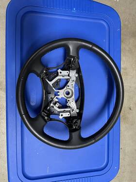 235.to1806 Toyota 2006-2011 Tacoma Factory Oem Steering Wheel Black Leather New Condition