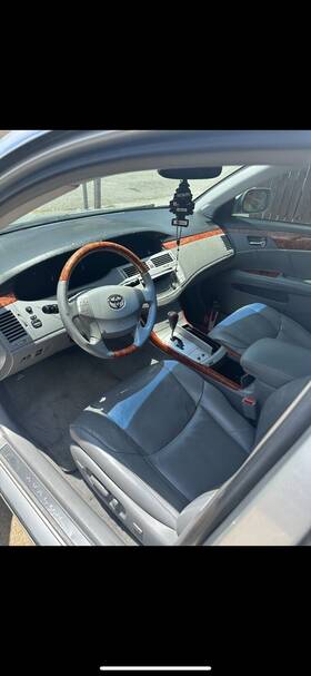 235.to1o07 Toyota 2005-2012 Avalon Factory Steering Wheel Grey Leather Woodgrain