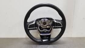 235.to1t21 Toyota 21 2021 Highlander Steering Wheel With Controls Black Leather