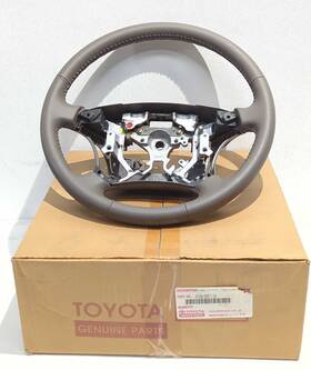 45100-06b71-e0 Toyota New Oem Genuine Sandalwood Steering Wheel 2002-2006 Camry Leather Nos