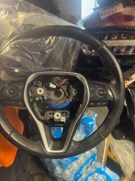 45100-0z130-c0 Toyota 2020-2022 Corolla Se Steering Wheel Black Leather With Paddle Shifter Oem