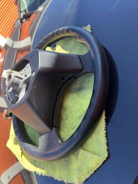 45100-2b740 Toyota 2000-2005 Celica Steering Wheel With Radio And Cruise Control Switch Oem