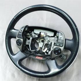 45100-47091-c0 Toyota 2004-2009 Prius 1.5l Steering Wheel Navigation Limited Black Leather Oem