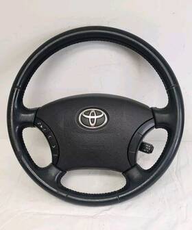 45100-60520-b0 Toyota 4runner 04-09 Wheel Black Leather A971 Oem