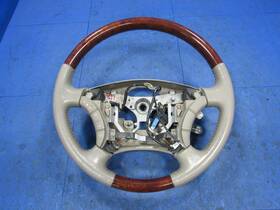 4510008131 Toyota 04-10 Sienna Driver Steering Wheel Cruise Control Radio Wood 6904